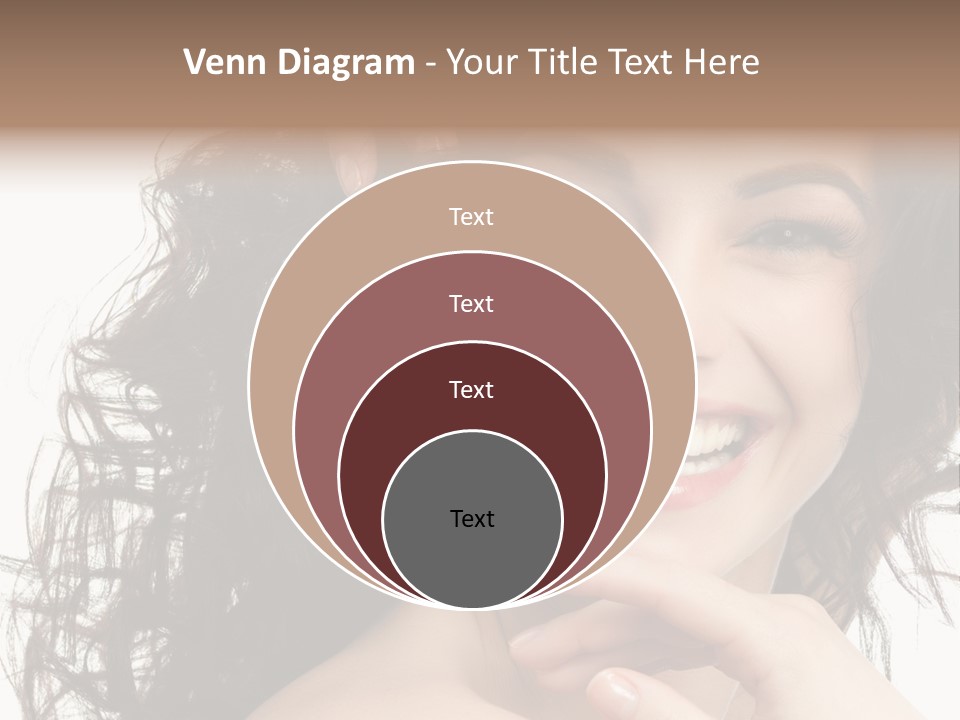 Beautiful Toothy Smile Face PowerPoint Template