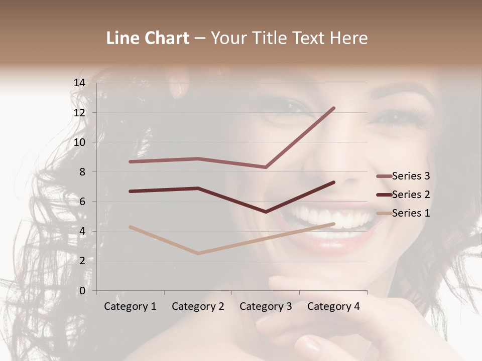 Beautiful Toothy Smile Face PowerPoint Template