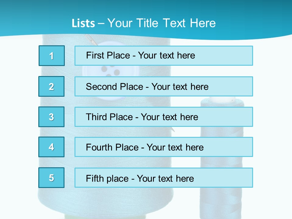 Reel Nobody String PowerPoint Template