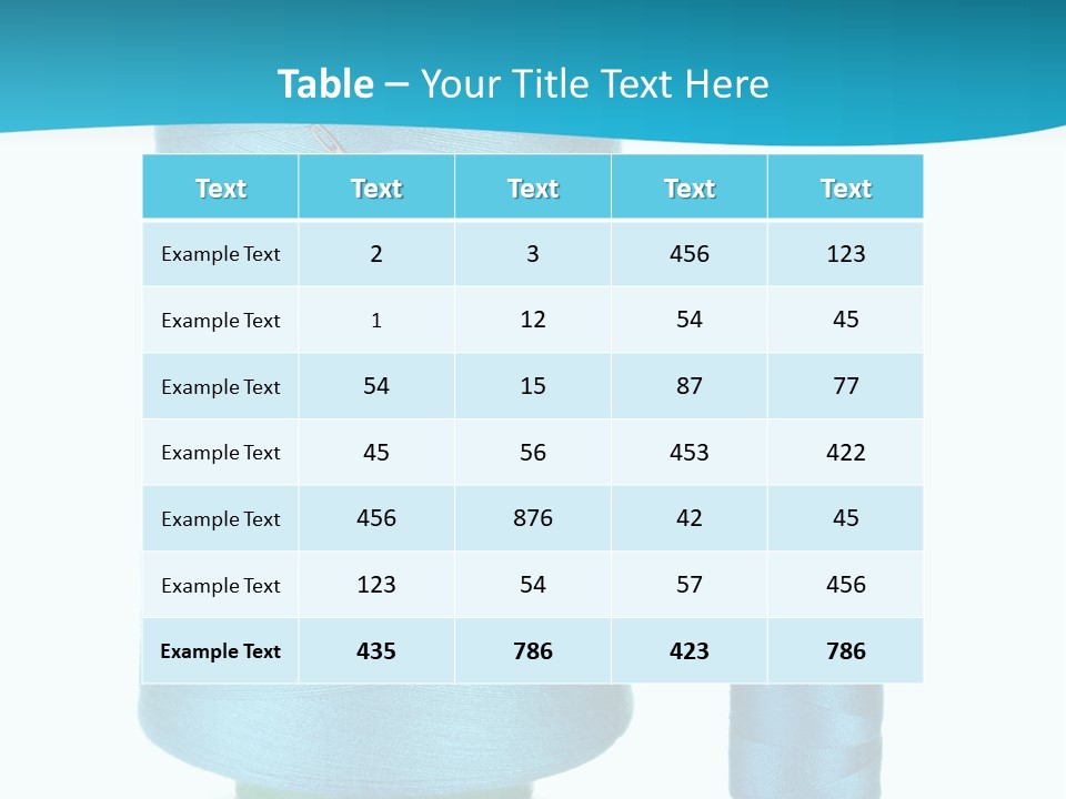 Reel Nobody String PowerPoint Template