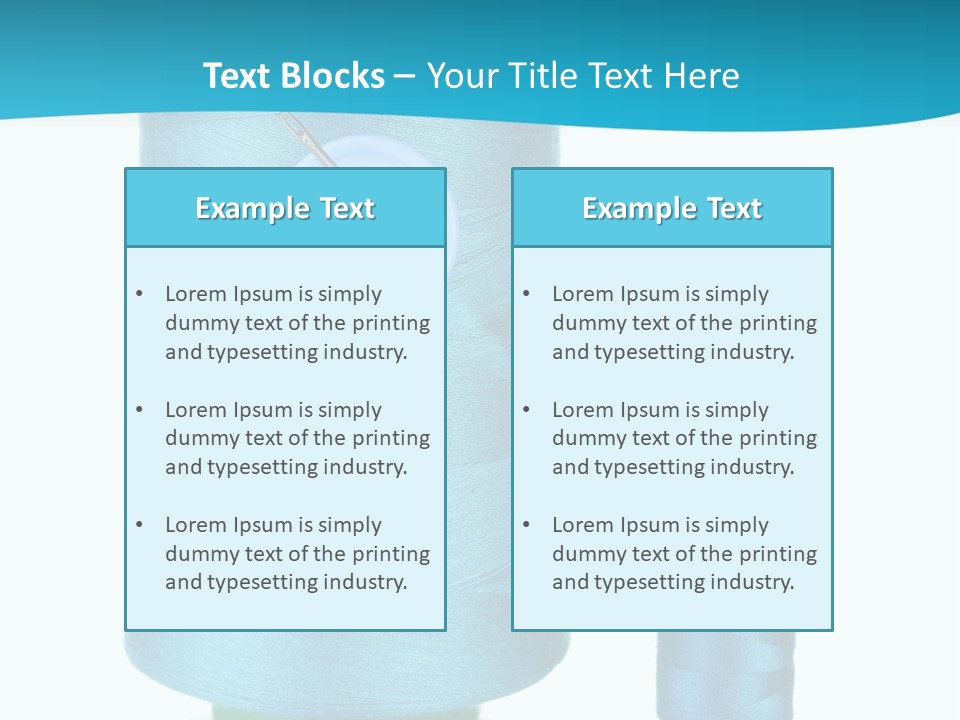 Reel Nobody String PowerPoint Template