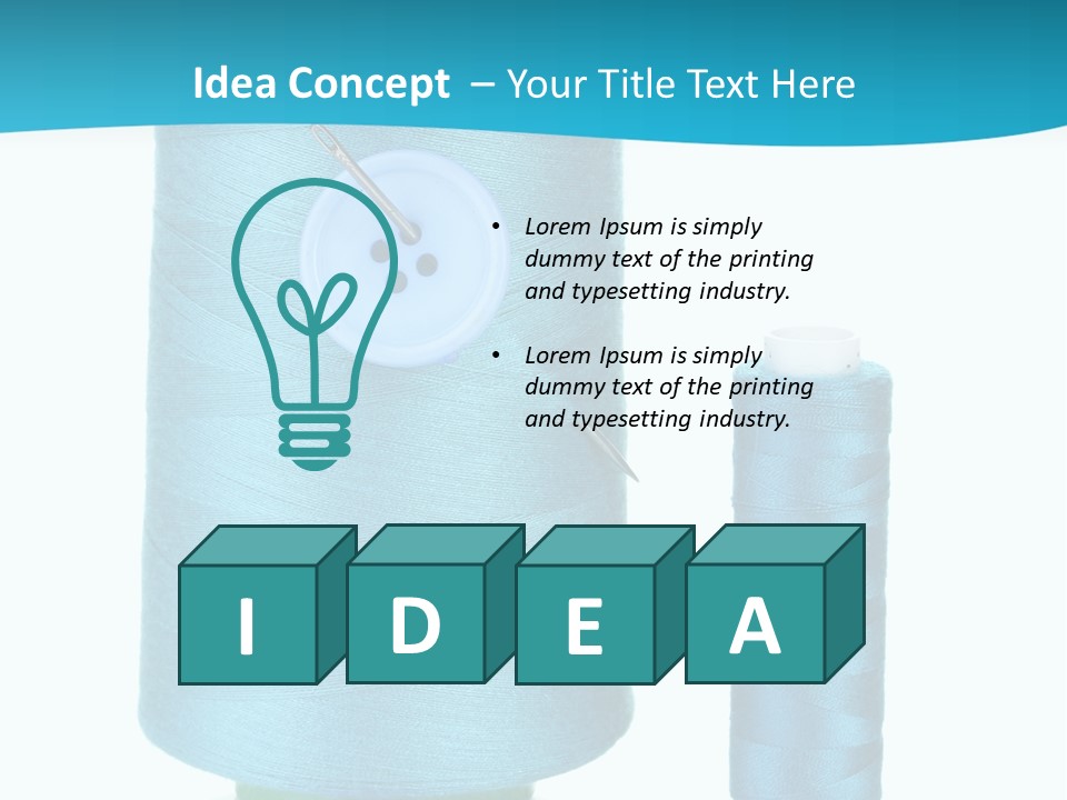 Reel Nobody String PowerPoint Template