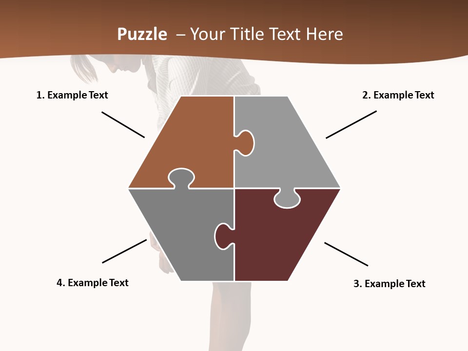 Turn Stress Inactive PowerPoint Template