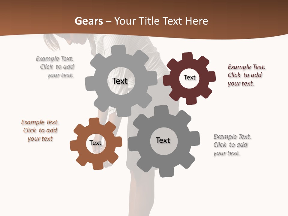 Turn Stress Inactive PowerPoint Template