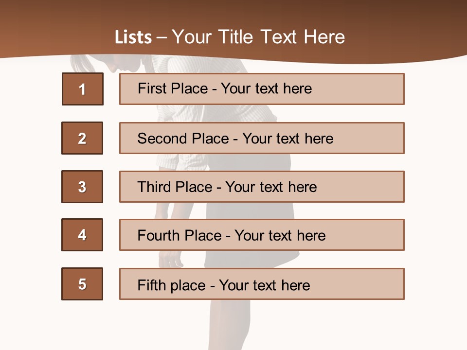 Turn Stress Inactive PowerPoint Template