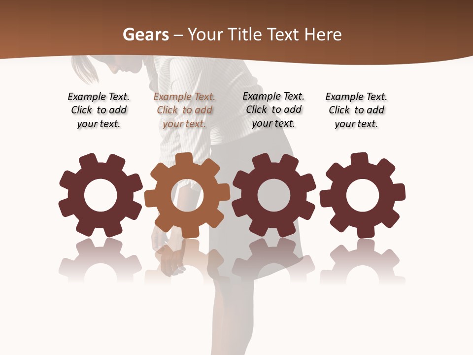 Turn Stress Inactive PowerPoint Template