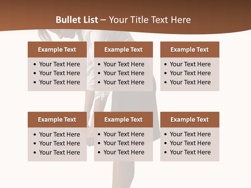 Turn Stress Inactive PowerPoint Template