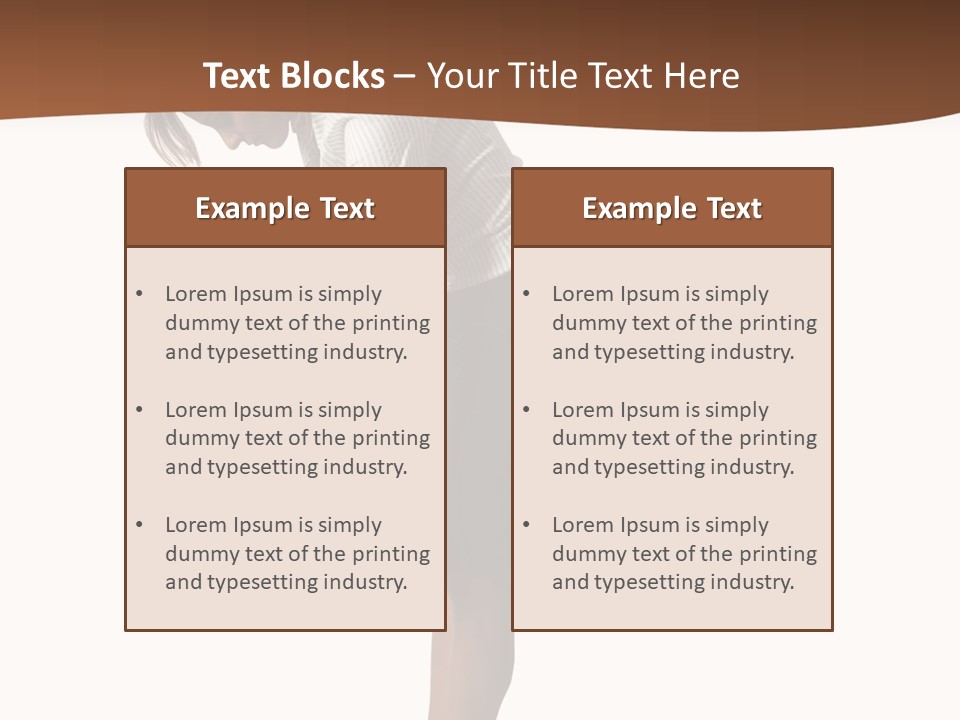Turn Stress Inactive PowerPoint Template