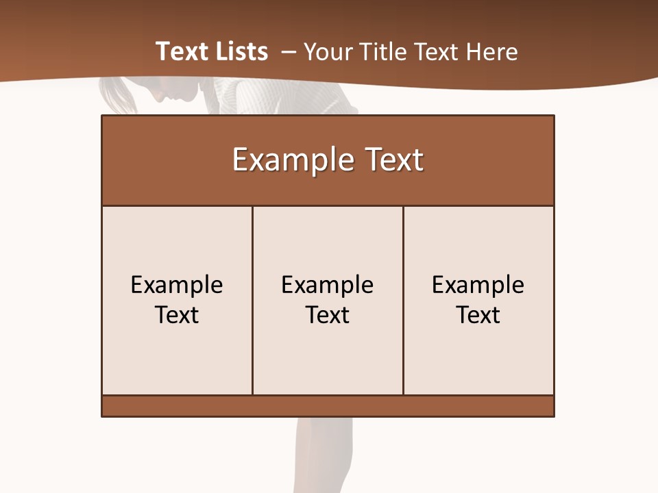 Turn Stress Inactive PowerPoint Template