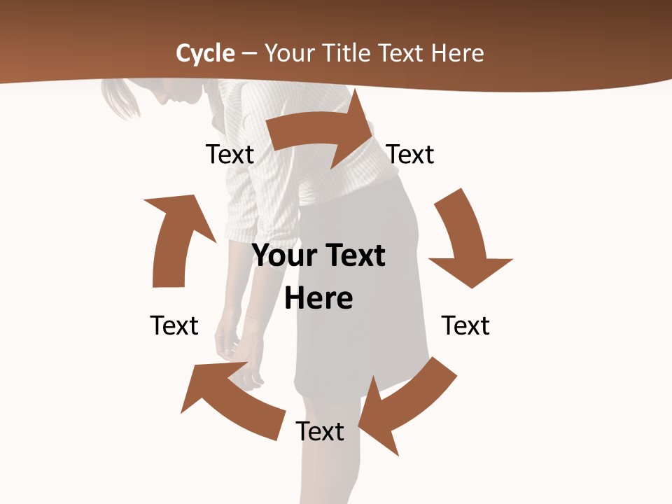 Turn Stress Inactive PowerPoint Template