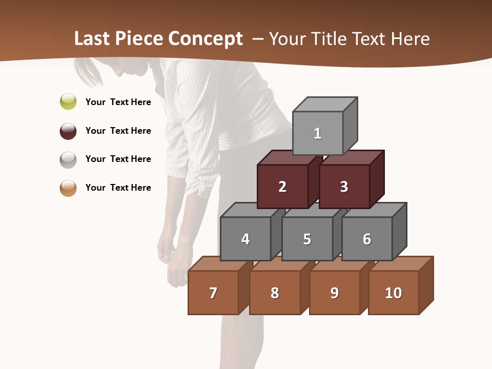 Turn Stress Inactive PowerPoint Template