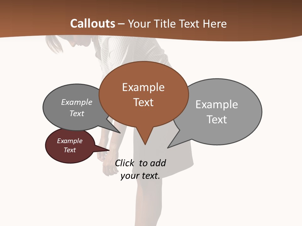 Turn Stress Inactive PowerPoint Template