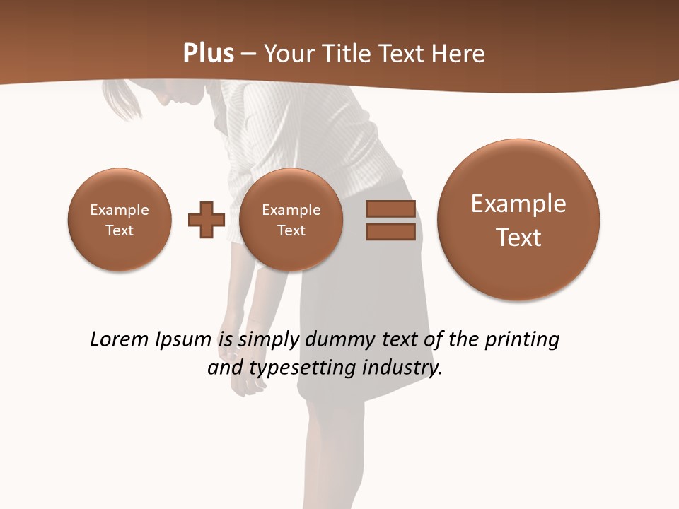 Turn Stress Inactive PowerPoint Template