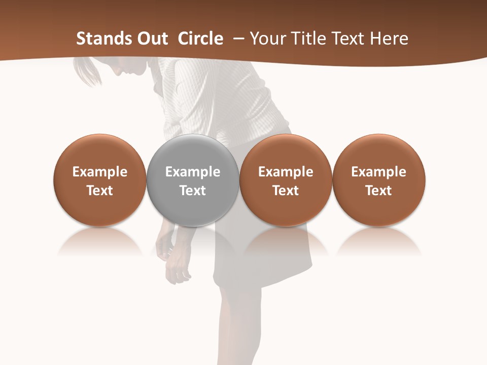 Turn Stress Inactive PowerPoint Template