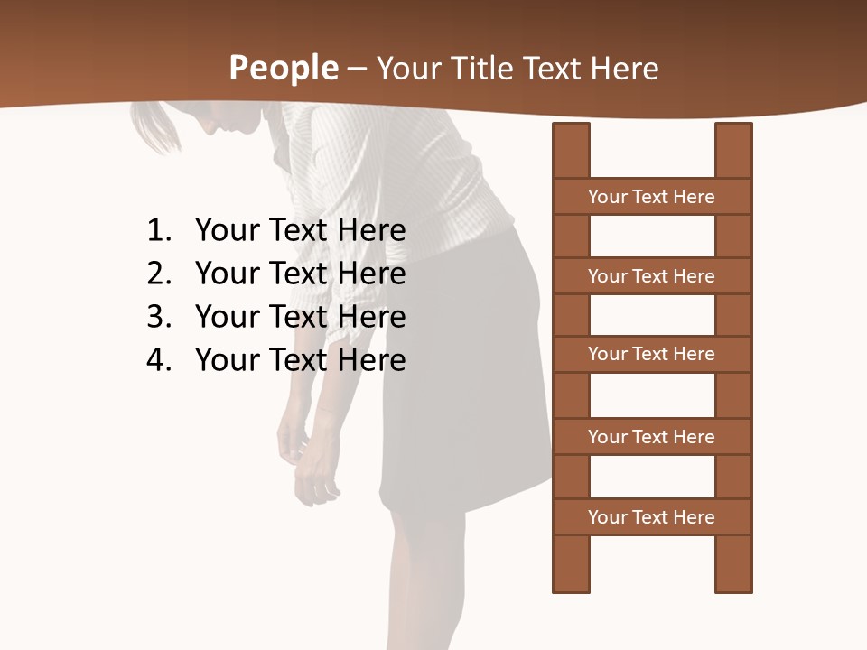 Turn Stress Inactive PowerPoint Template