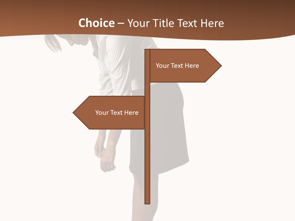 Turn Stress Inactive PowerPoint Template