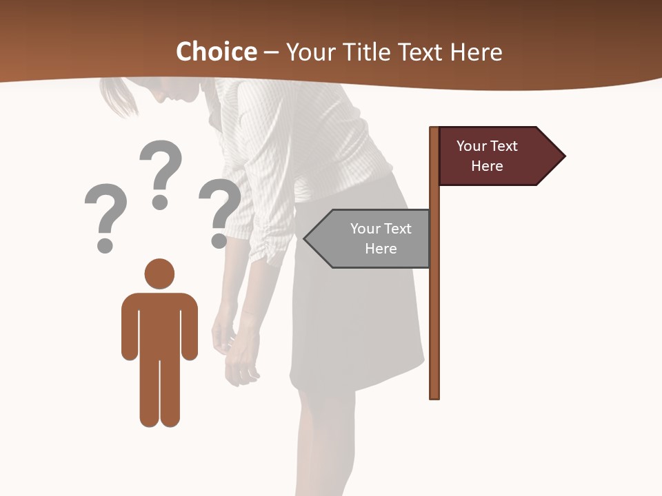 Turn Stress Inactive PowerPoint Template
