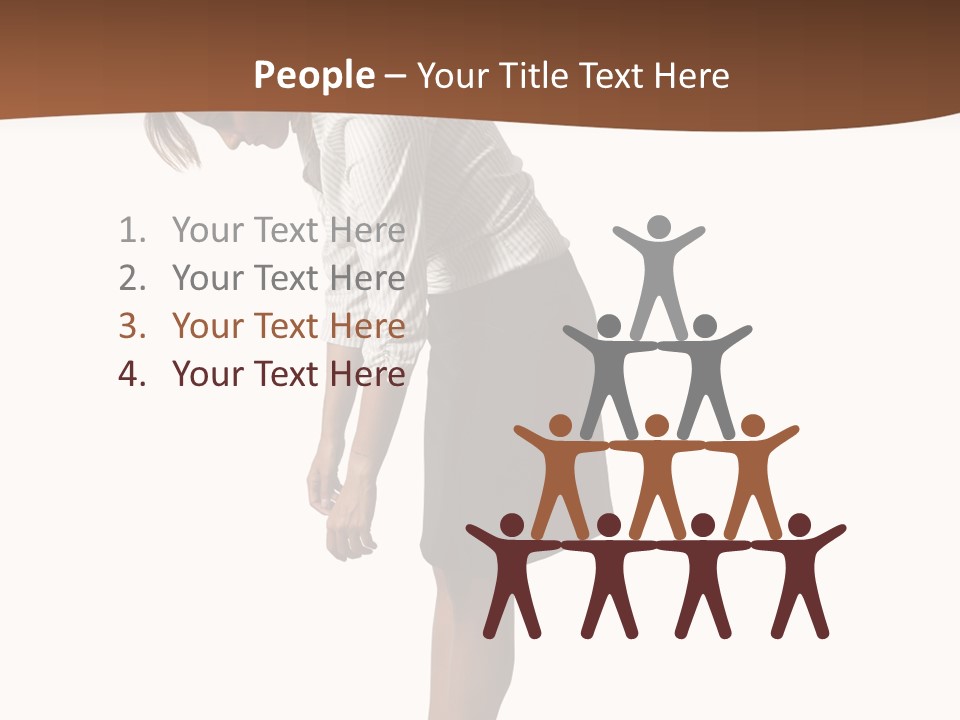 Turn Stress Inactive PowerPoint Template