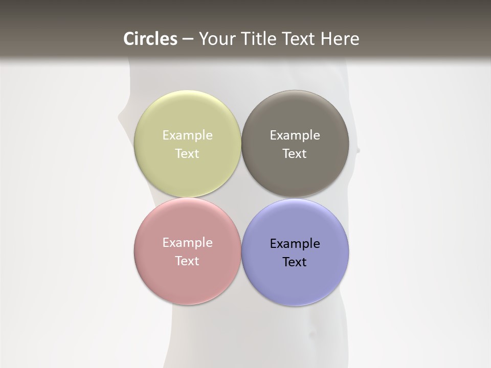 White Fit Masculine PowerPoint Template