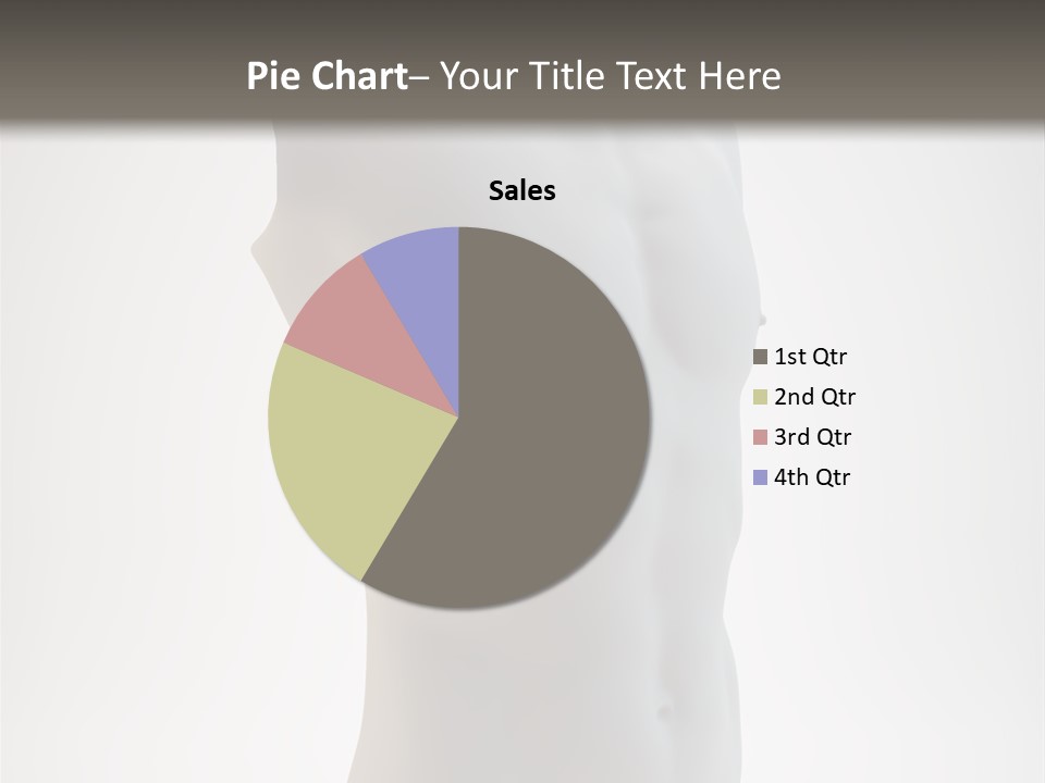 White Fit Masculine PowerPoint Template