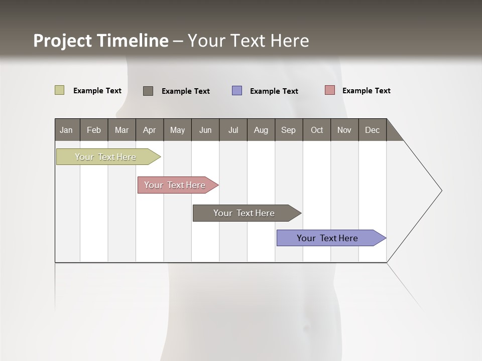 White Fit Masculine PowerPoint Template