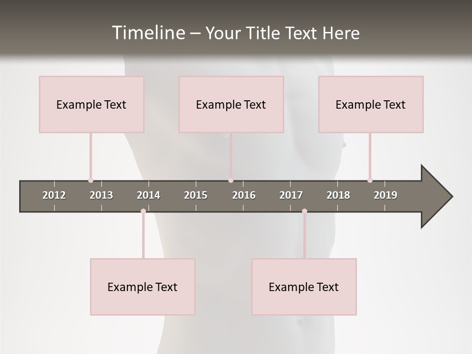 White Fit Masculine PowerPoint Template