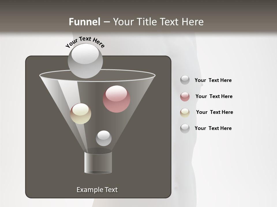 White Fit Masculine PowerPoint Template