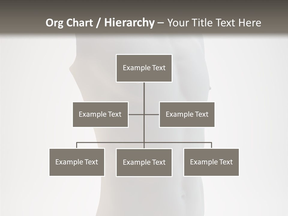 White Fit Masculine PowerPoint Template