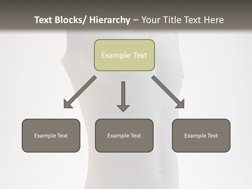 White Fit Masculine PowerPoint Template