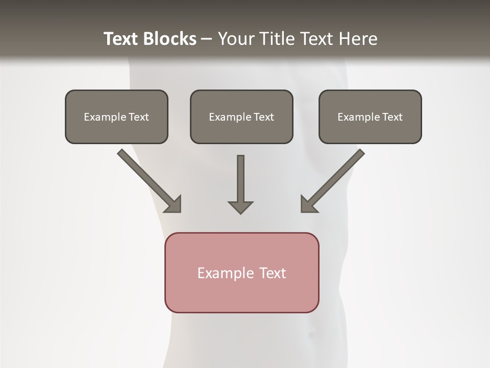 White Fit Masculine PowerPoint Template