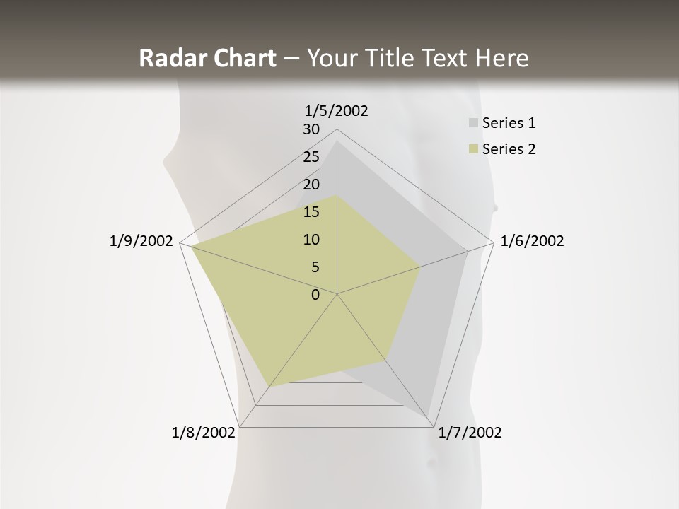 White Fit Masculine PowerPoint Template