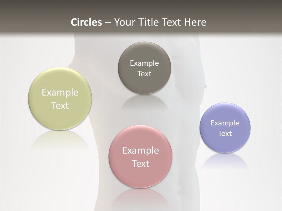 White Fit Masculine PowerPoint Template