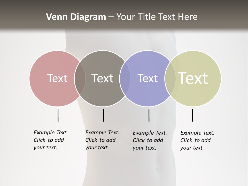 White Fit Masculine PowerPoint Template
