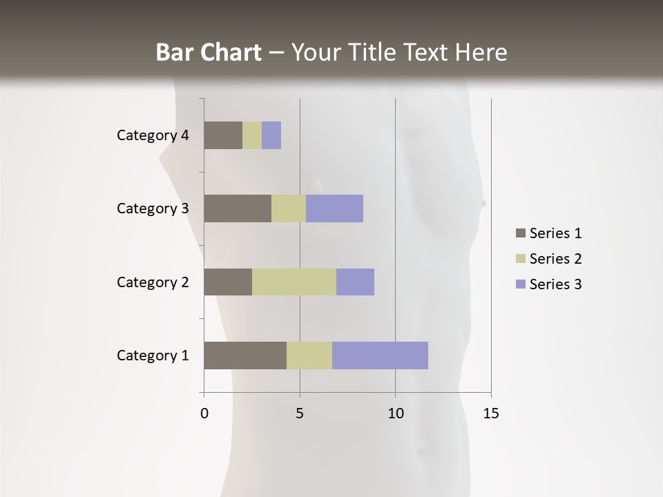 White Fit Masculine PowerPoint Template