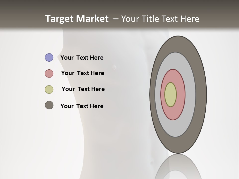 White Fit Masculine PowerPoint Template