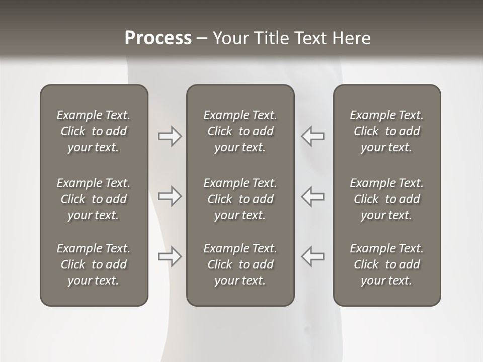 White Fit Masculine PowerPoint Template