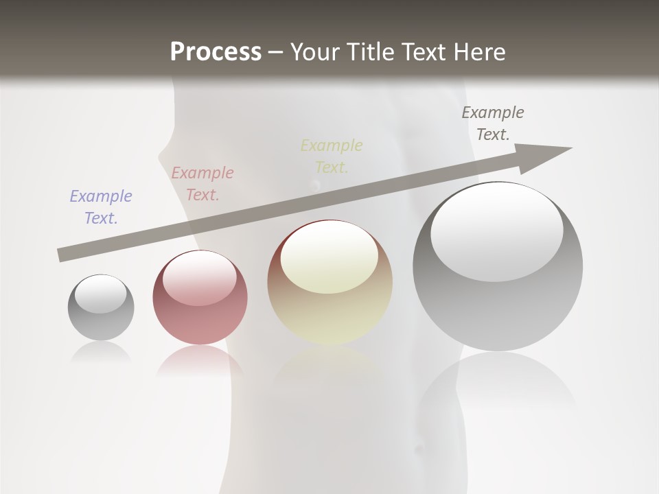 White Fit Masculine PowerPoint Template