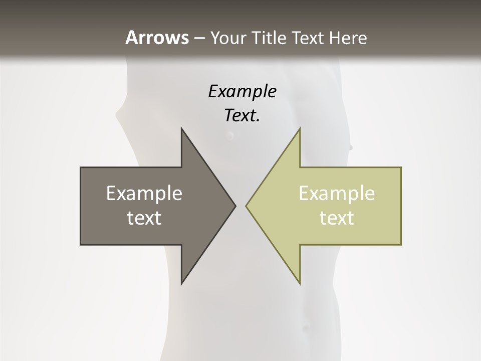 White Fit Masculine PowerPoint Template