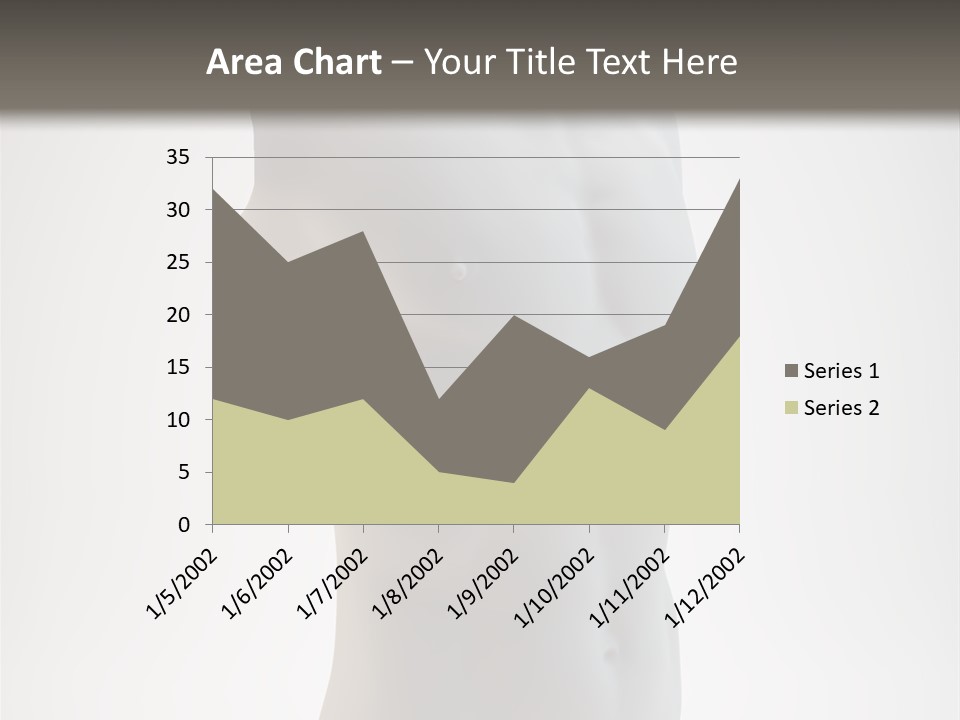 White Fit Masculine PowerPoint Template