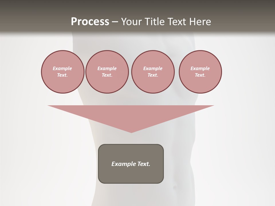 White Fit Masculine PowerPoint Template