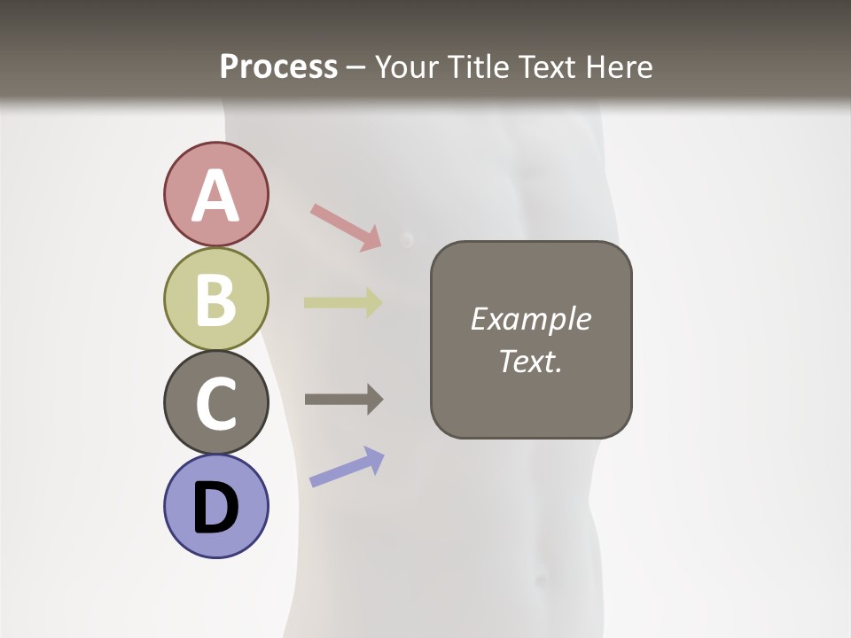 White Fit Masculine PowerPoint Template