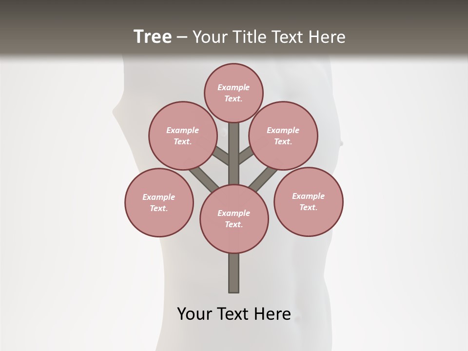 White Fit Masculine PowerPoint Template