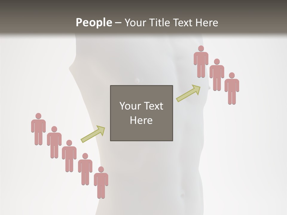 White Fit Masculine PowerPoint Template