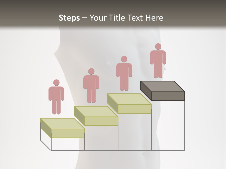 White Fit Masculine PowerPoint Template