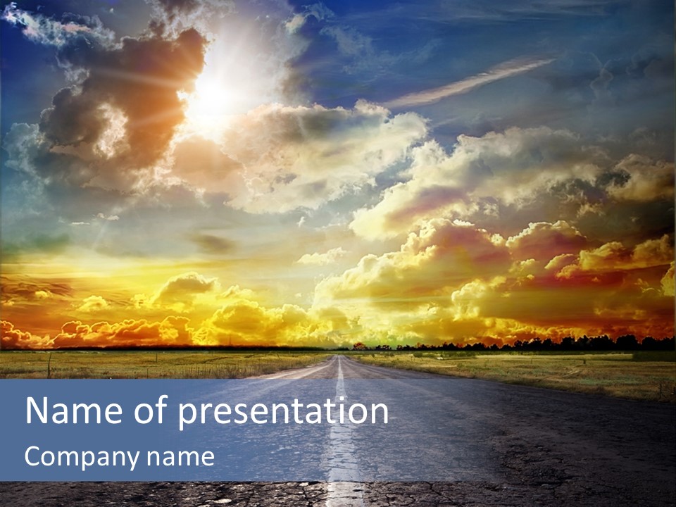 Cloudy Sky PowerPoint Template