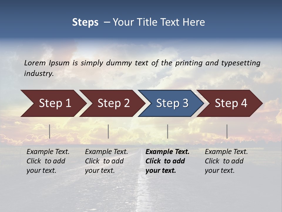 Cloudy Sky PowerPoint Template