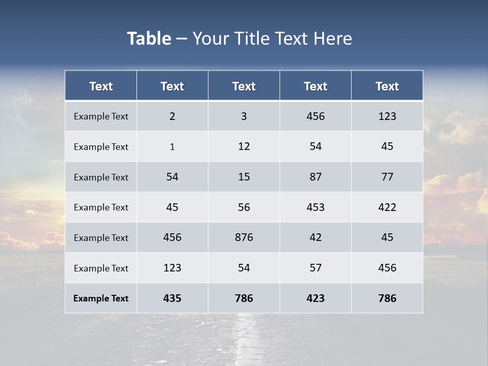 Cloudy Sky PowerPoint Template
