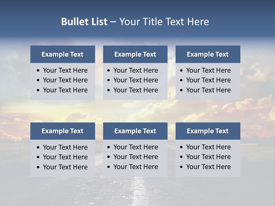 Cloudy Sky PowerPoint Template