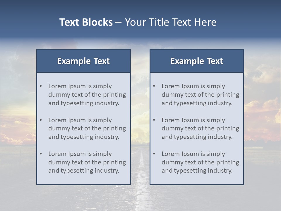 Cloudy Sky PowerPoint Template