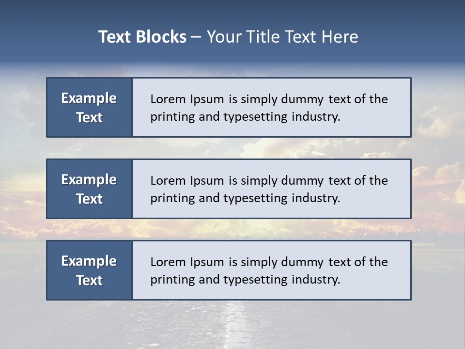 Cloudy Sky PowerPoint Template